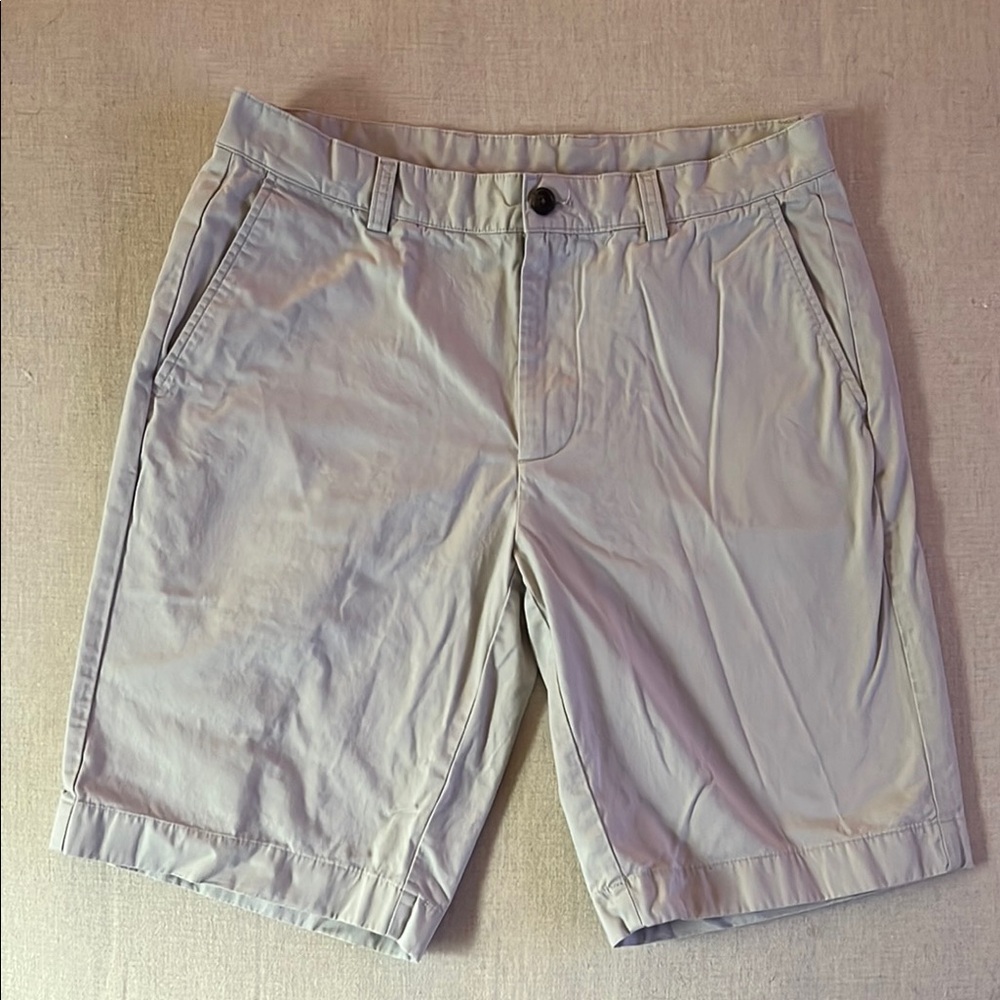 Brooks Brothers Light Tan Flat Front Shorts